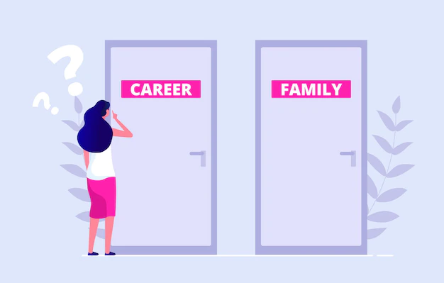 Family or career from freepik